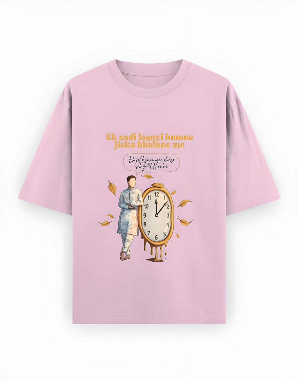 “Sadi Bhar Ka Intezaar” – A Timeless Ache | Male Oversized Classic T-Shirt