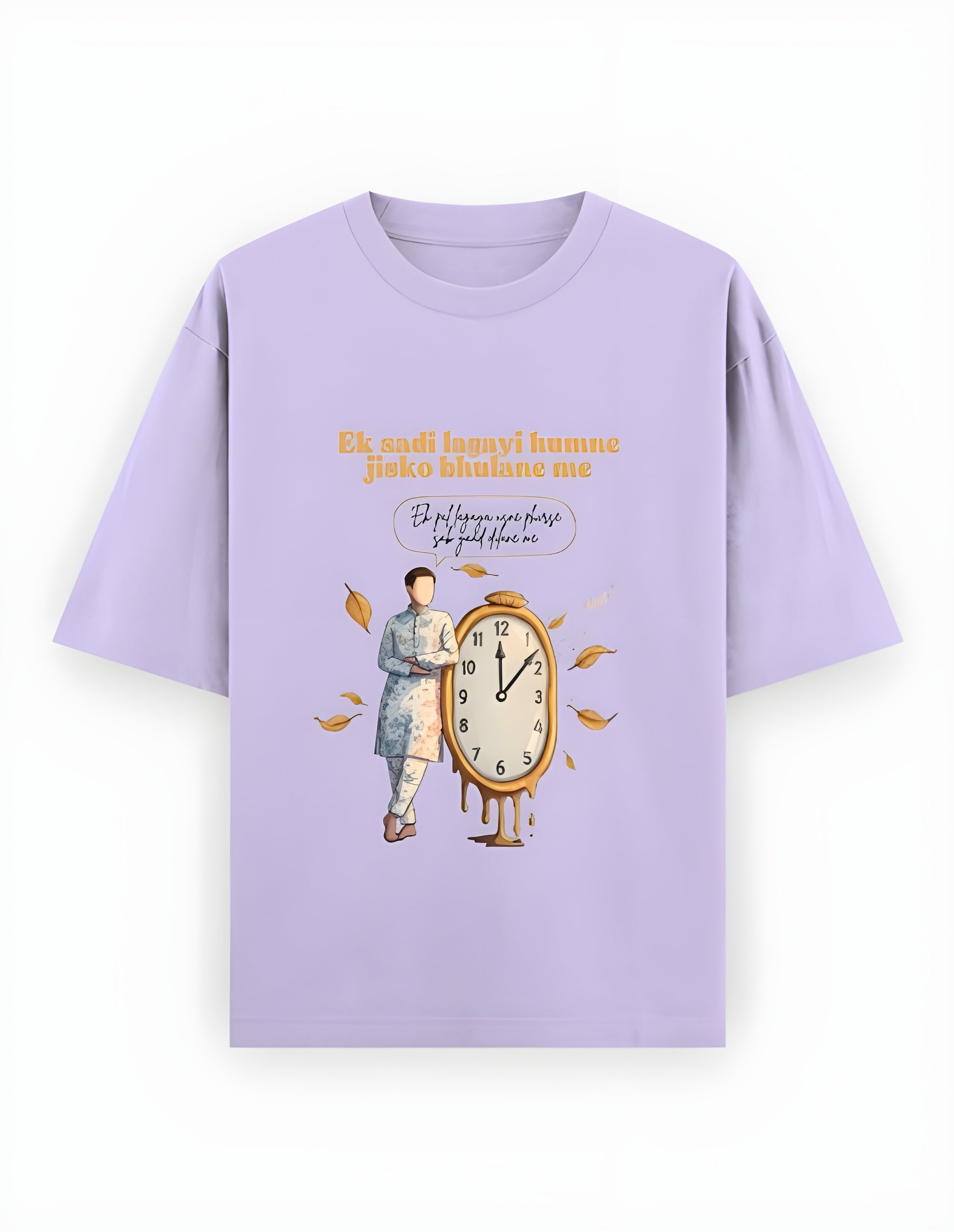 “Sadi Bhar Ka Intezaar” – A Timeless Ache | Male Oversized Classic T-Shirt